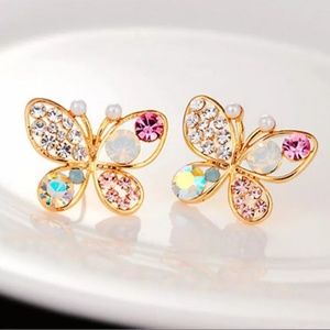 HOST PICKCrystal Butterfly Earrings